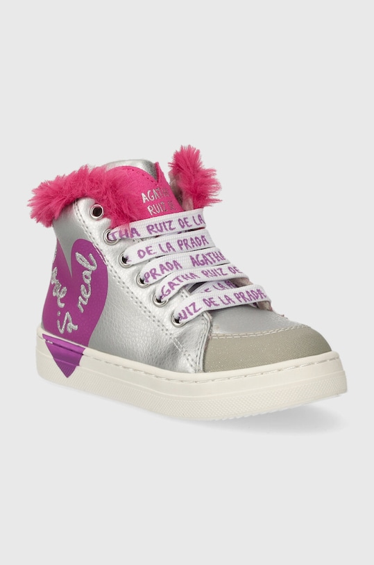 Agatha Ruiz de la Prada buty zimowe dziecięce 231940.24.27 srebrny AW23