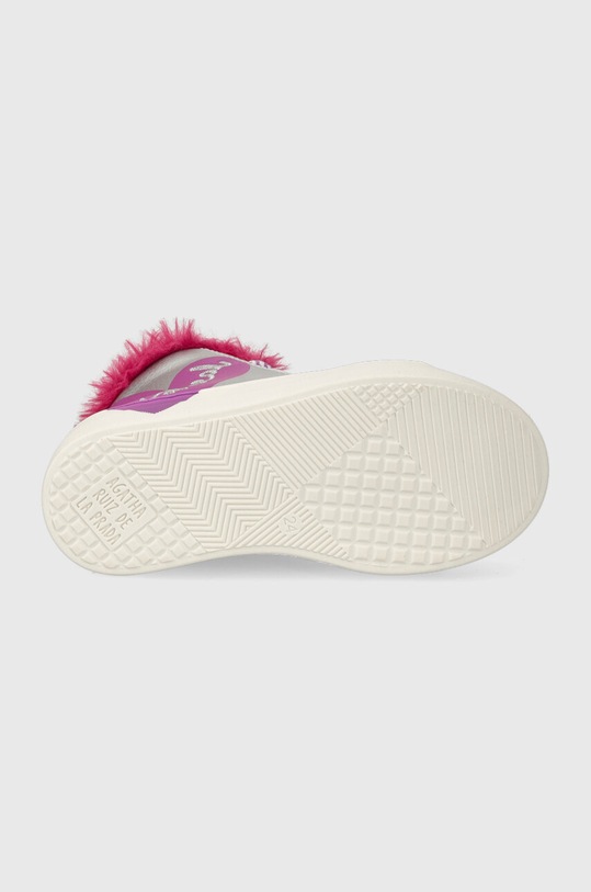 Agatha Ruiz de la Prada buty zimowe dziecięce 231940.24.27 srebrny