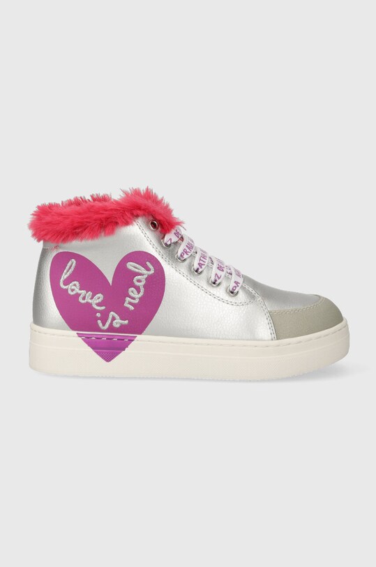 Agatha Ruiz de la Prada cizme de iarna pentru copii cu snur argintiu 231940.28.34