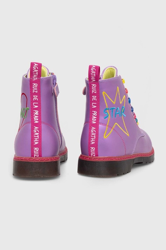 Agatha Ruiz de la Prada botki dziecięce fioletowy 231961