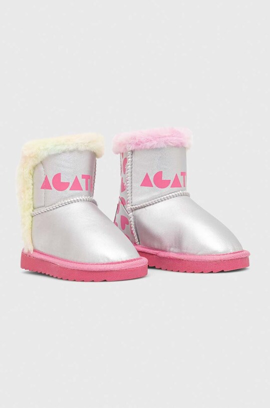 Agatha Ruiz de la Prada cizme de iarna copii 231980.24.27 argintiu AW23