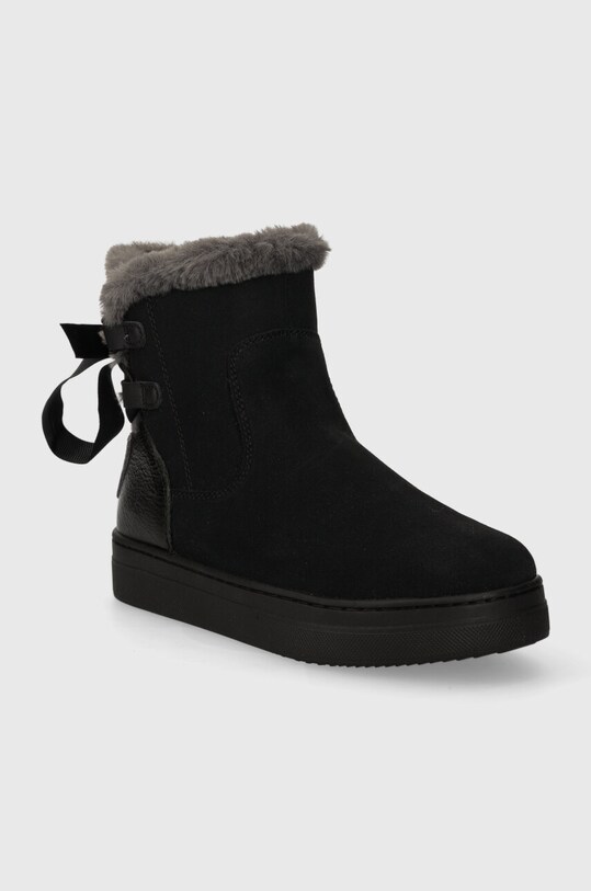 Garvalin cizme de iarna pentru copii din piele intoarsa 231544.28.34 negru AW23
