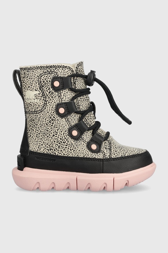 Sorel scarpe invernali bambini 2020622 YOUTH EXPLORER LAC pelle scamosciata bianco 2020622