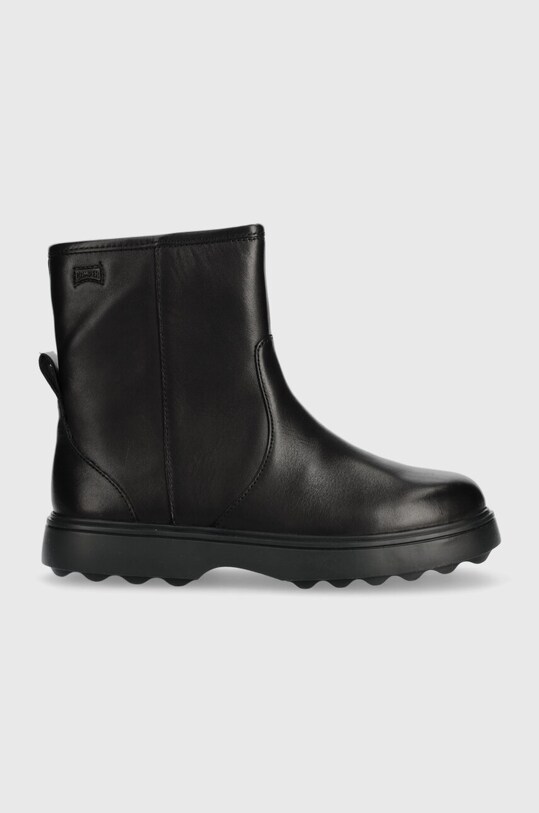 Camper ghete din piele pentru copii K900304 Norte Kids usor izolat negru K900304.26.34