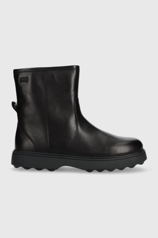 Camper ghete din piele pentru copii K900304 Norte Kids usor izolat negru K900304.35.38
