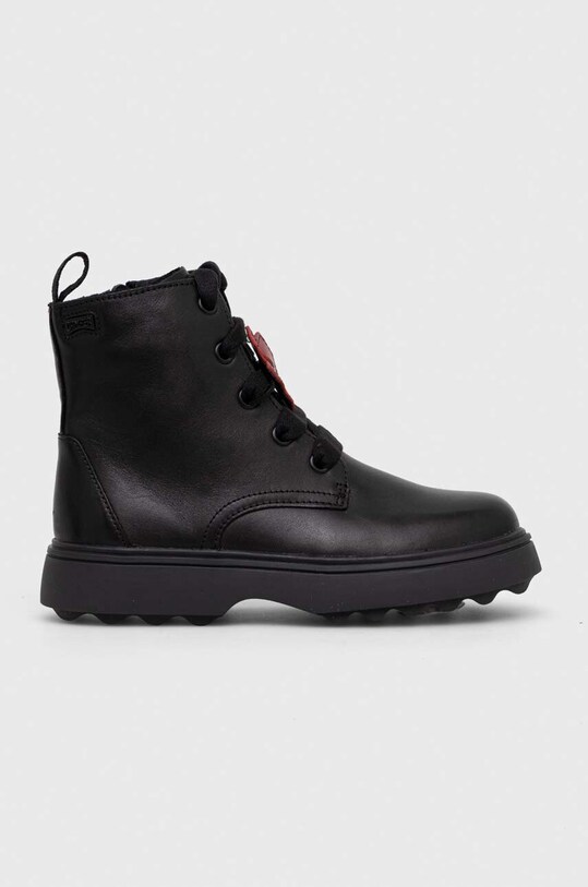Camper botki skórzane dziecięce TWS Kids K900150.26.34 czarny AW23