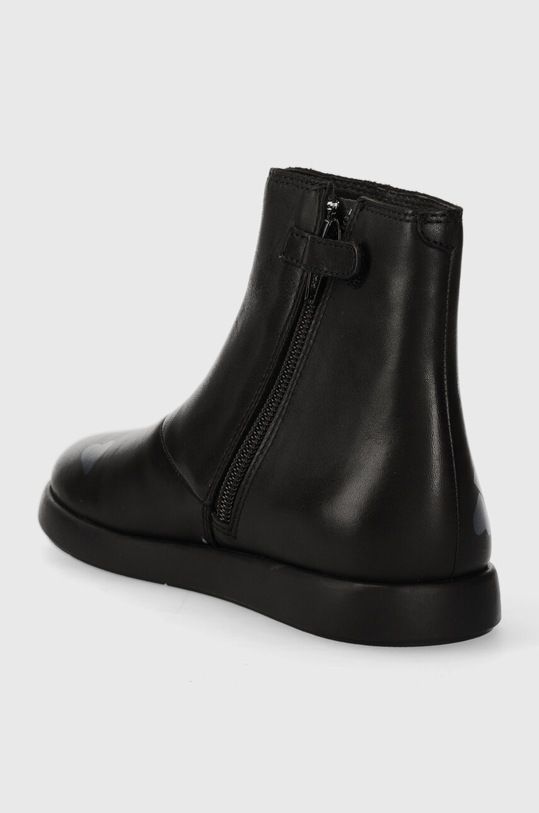 Fete Camper ghete din piele pentru copii TWS Kids K900329.28.34 negru