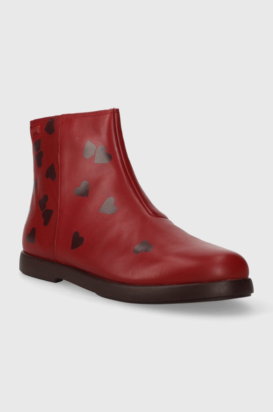 Camper gyerek bokacsizma bőrből TWS Kids K900329.35.38 burgundia AW23