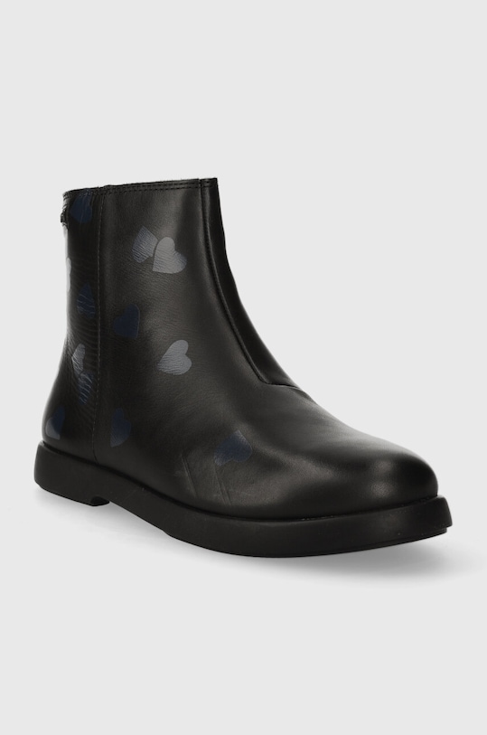 Camper gyerek bokacsizma bőrből TWS Kids K900329.35.38 fekete AW23