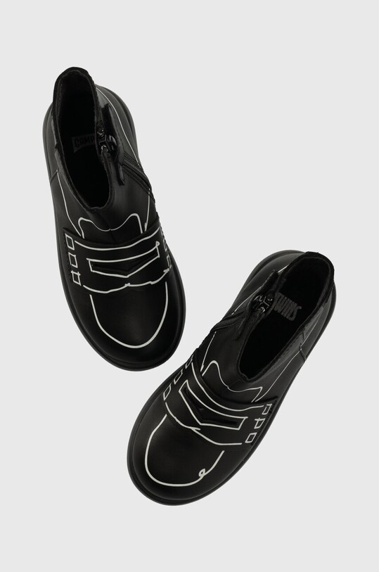 Дитячі шкіряні черевики Camper K900330 TWS Kids K900330.25.27 чорний AW23