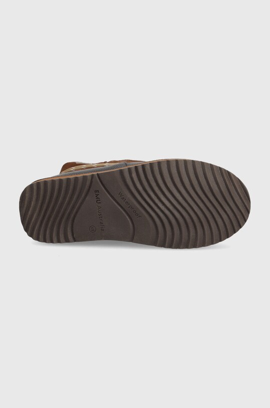 Detské kožené snehule Emu Australia Blackburn Teens T12603.Blackburn.Teens hnedá