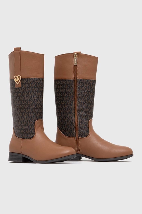 Michael Kors buty zimowe dziecięce MK100757 brązowy AW23