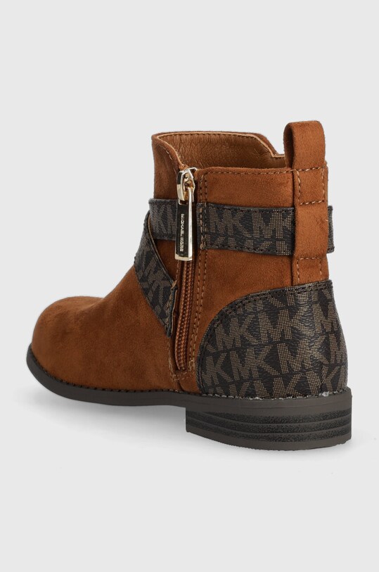 Dziewczynka Michael Kors botki dziecięce MK100803 brązowy