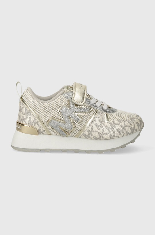 Michael Kors sneakersy dziecięce imitacja skóry licowej beżowy MK100811