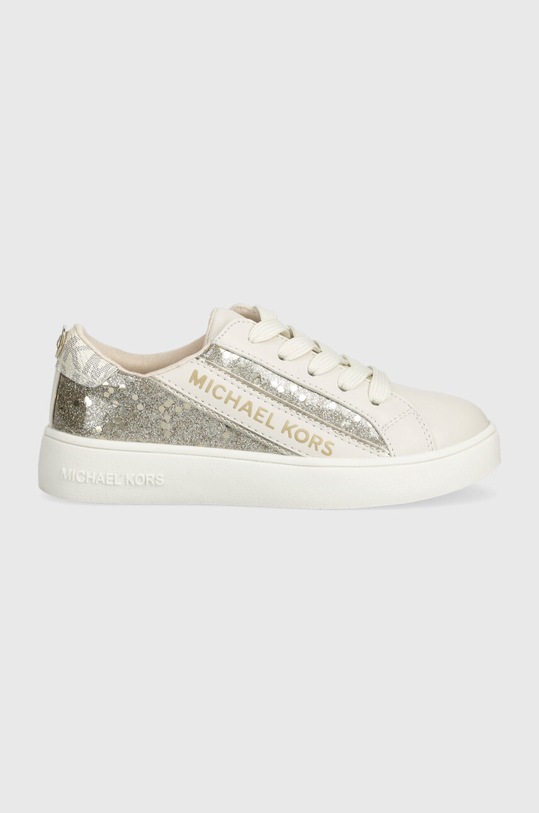 Michael Kors sneakersy dziecięce imitacja skóry licowej beżowy MK100823
