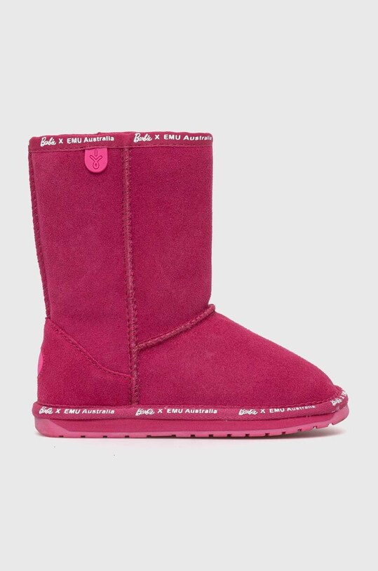 Детские замшевые сапоги Emu Australia Barbie? Wallaby Lo замш розовый K12903.Barbie.Wallaby.