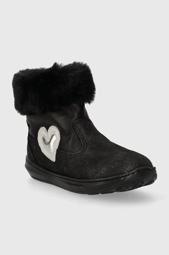 Primigi buty zimowe zamszowe dziecięce 4900922 czarny AW23
