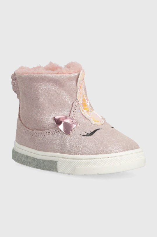 Dziewczynka Primigi buty zamszowe dziecięce 4904700.18.24 różowy