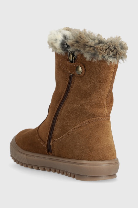 Dziewczynka Primigi buty zimowe zamszowe dziecięce 4938200.27.30 brązowy