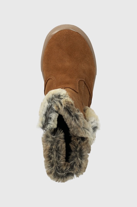 Primigi buty zimowe zamszowe dziecięce brązowy 4938200.27.30