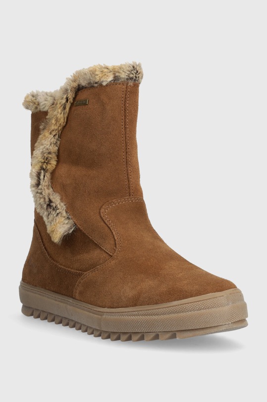Primigi cizme de iarna pentru copii din piele intoarsa 4938200.36.39 maro AW23