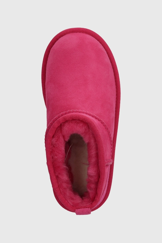 UGG śniegowce zamszowe dziecięce KIDS CLASSIC ULTRA MINI różowy 1130750K.G