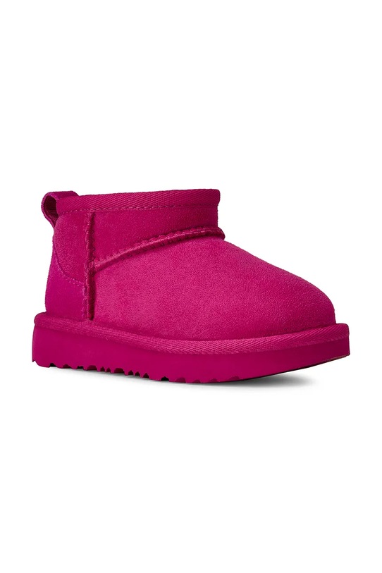 Μπότες χιονιού σουέτ για παιδιά UGG T CLASSIC ULTRA MINI 1130750T.G ροζ AW25
