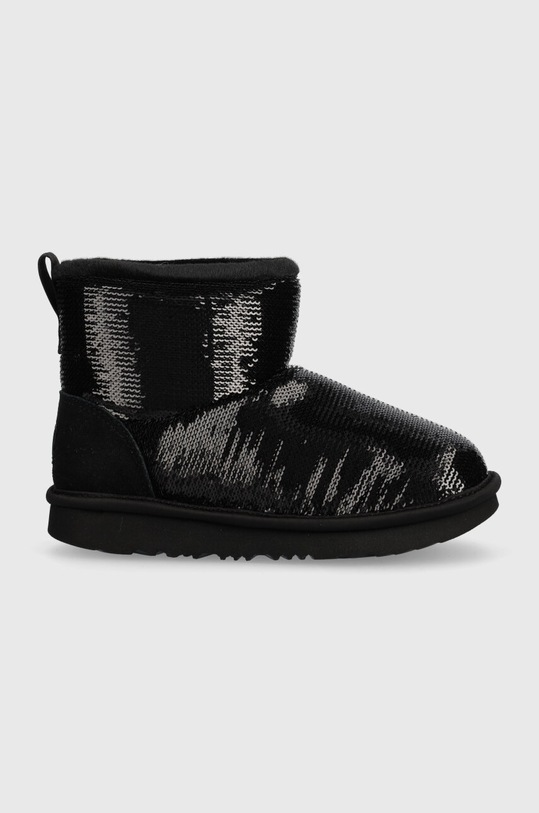 Dětské sněhule UGG KIDS CLASSIC MINI MIRROR BALL zateplené černá 1143708K