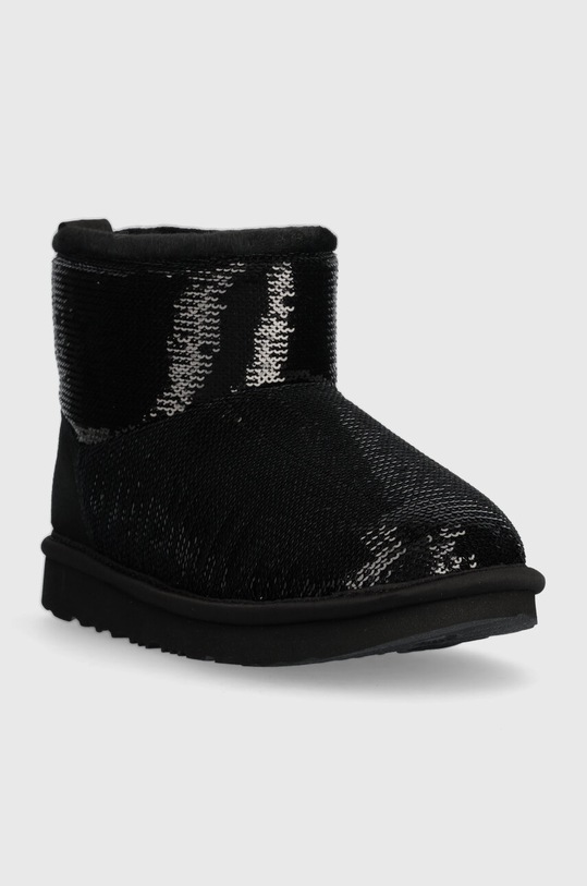 Dětské sněhule UGG KIDS CLASSIC MINI MIRROR BALL 1143708K černá AW23