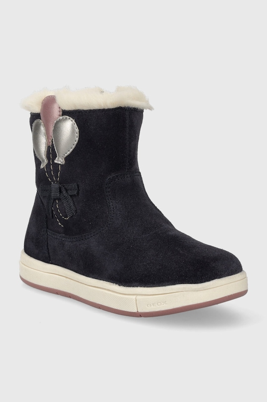 Geox gyerek télicipő velúrból B364AA.00022.24.27 sötétkék AW23