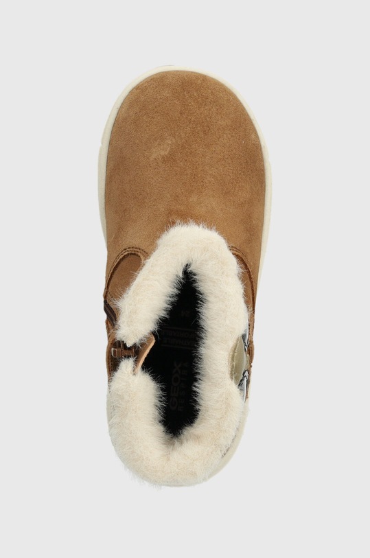 Geox buty zimowe zamszowe dziecięce brązowy B364AA.00022.24.27