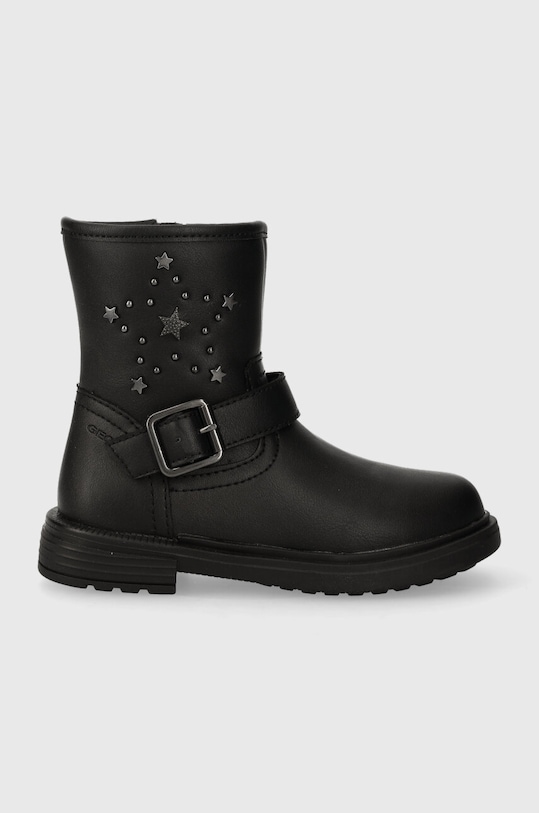 Dječje zimske čizme Geox imitacija zrnate kože crna J369QR.000BC.24.27