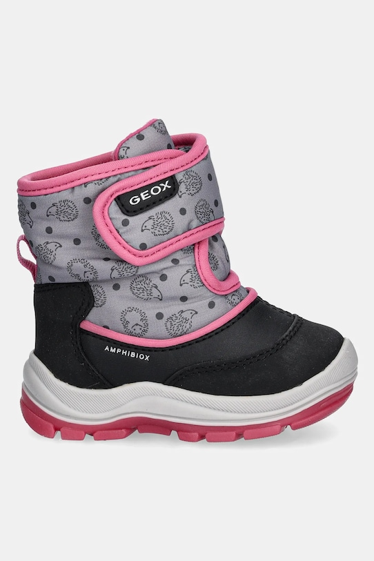 Geox cizme de iarna pentru copii B263WG 0BCMN B FLANFIL B ABX B263WG.0BCMN.20.23 gri AW24