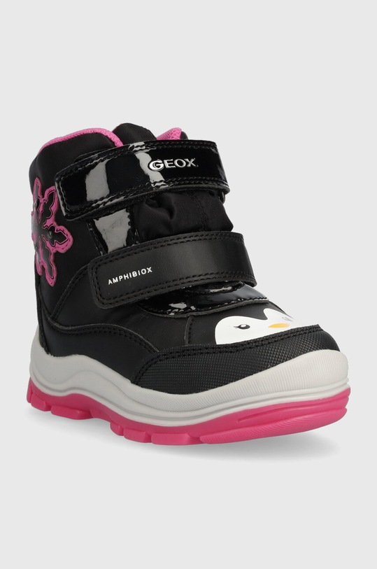 Dziewczynka Geox buty zimowe dziecięce B363WA 054FU B FLANFIL B ABX B363WA.054FU.24.27 czarny