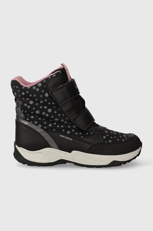 Geox buty zimowe dziecięce imitacja skóry licowej czarny J36FVC.0MNNF.36.39