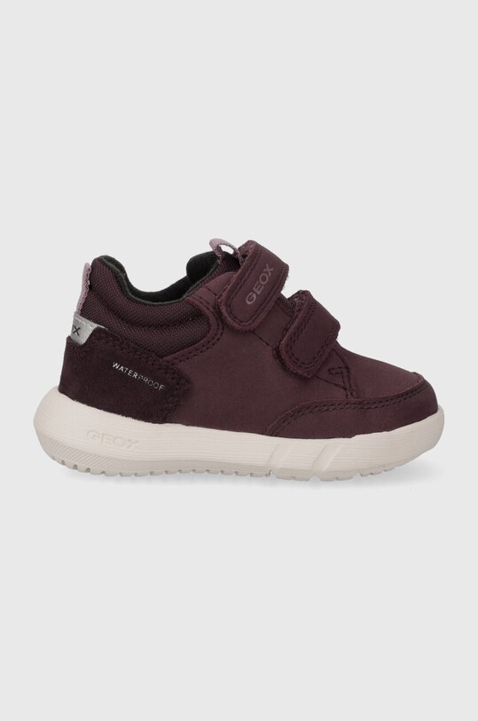 Geox sneakers pentru copii B365GA 032FU B HYROO WPF textil burgundia B365GA.032FU.20.23