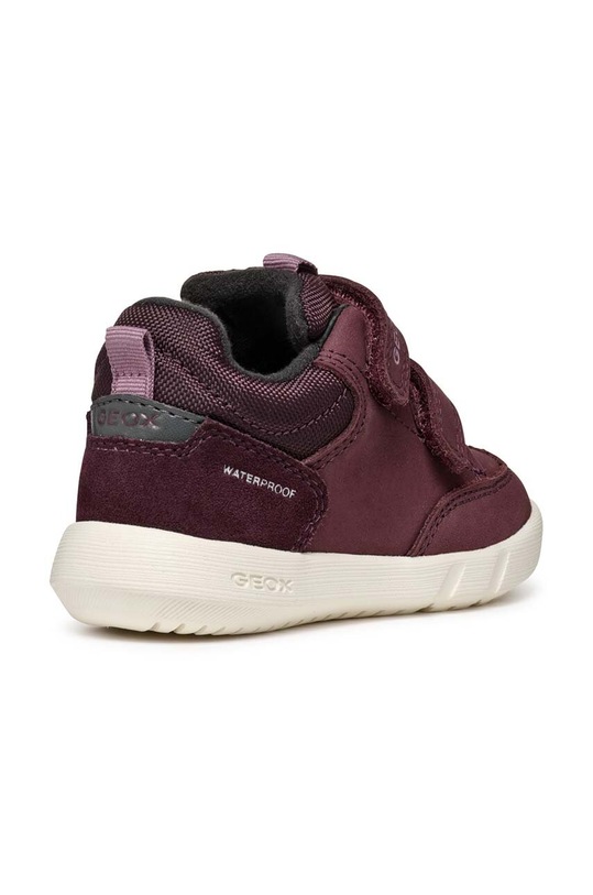 Fete Geox sneakers de piele întoarsă pentru copii B365GA 032FU B HYROO WPF B365GA.032FU.24.27 rosu