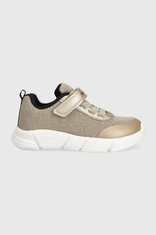 Geox sneakersy dziecięce imitacja skóry licowej złoty J36DLD.0ASAJ.24.27
