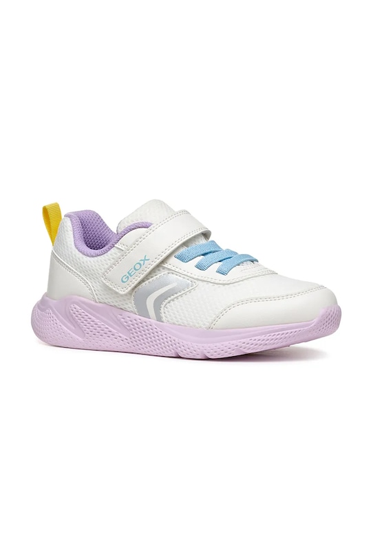 Geox scarpe da ginnastica per bambini finta pelle fiore violetto J36FWB.01454.28.35