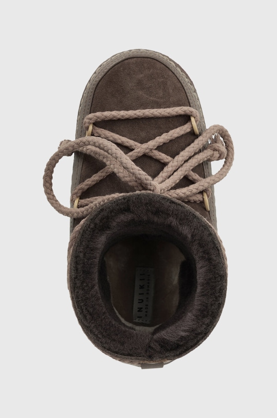 Μπότες χιονιού σουέτ για παιδιά Inuikii καφέ 65101.007.34.38