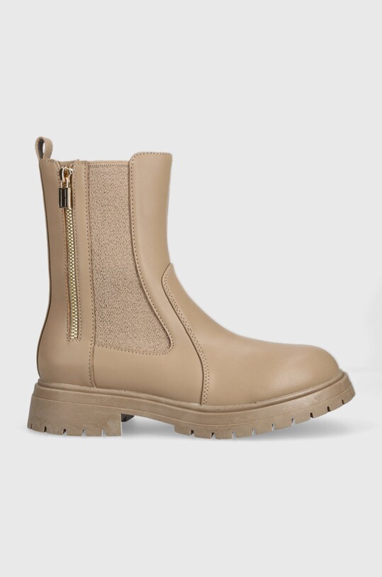 Otroški zimski škornji Tommy Hilfiger Imitacija zrnatega usnja bež T3A5.33016.35.39