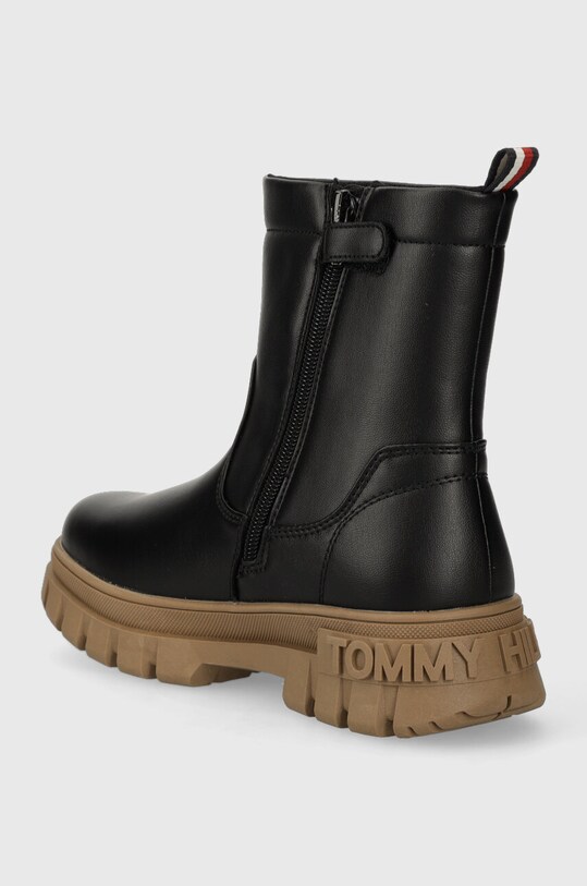 Dziewczynka Tommy Hilfiger botki dziecięce T3A5.33056 czarny