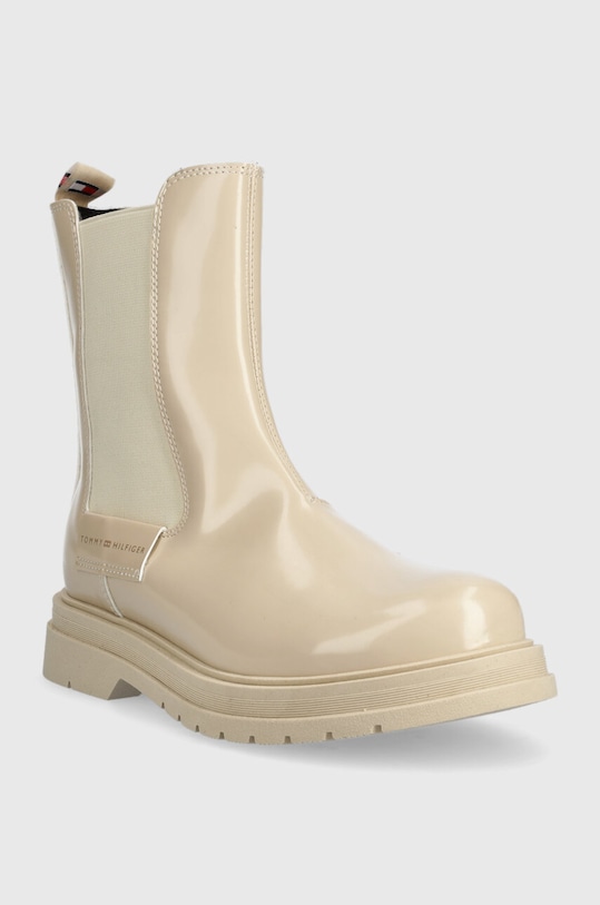 Tommy Hilfiger sztyblety dziecięce T4A5.33028.30.34 beżowy AW23