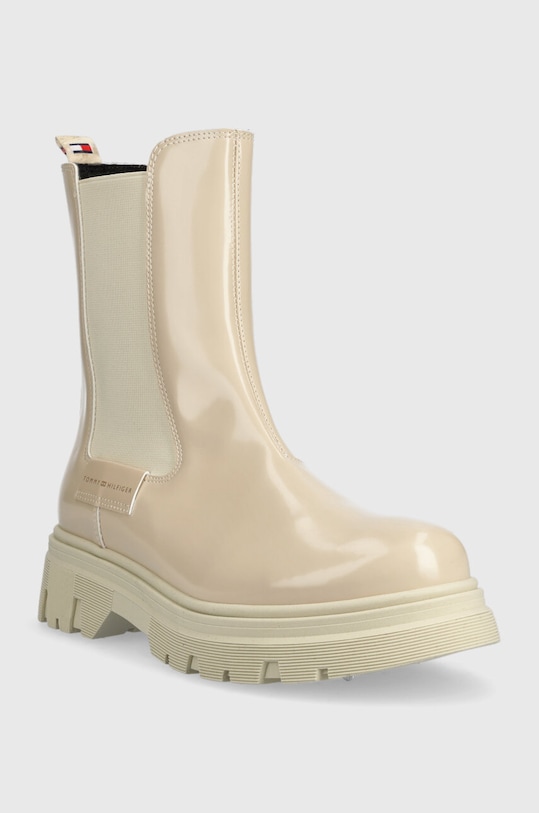 Tommy Hilfiger gyerek chealsea csizma T4A5.33035 bézs AW23