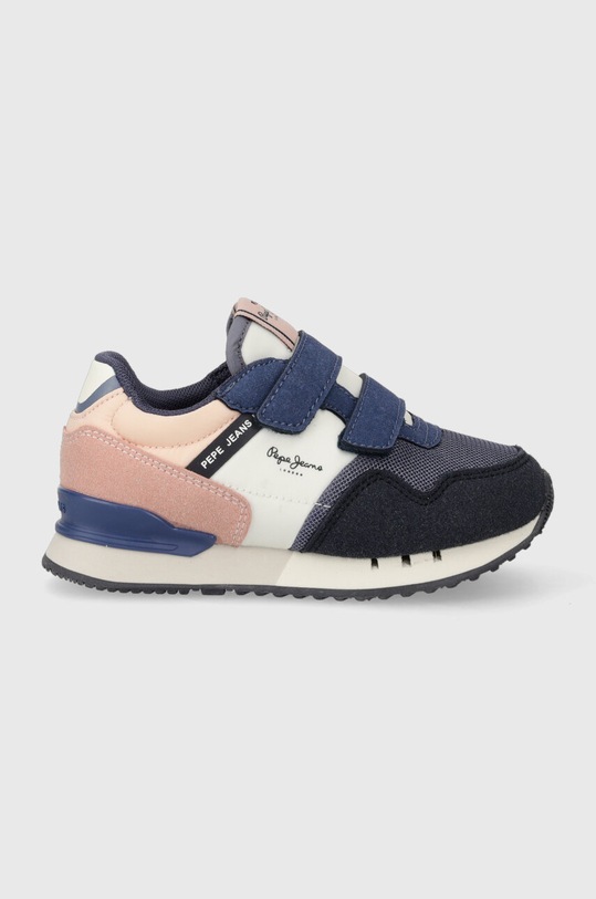 Pepe Jeans sneakersy dziecięce syntetyczny granatowy PGS30592