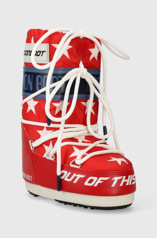 Moon Boot śniegowce dziecięce 14028600 MB ICON RETROBIKER 14028600 czerwony AW23