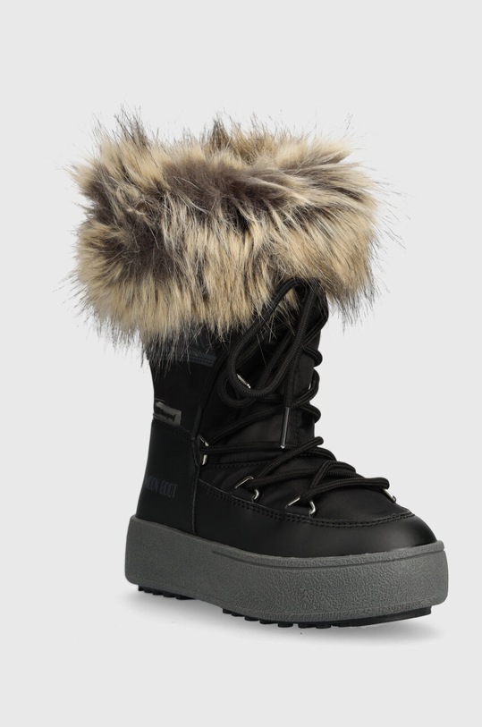 Moon Boot śniegowce dziecięce 34300100 MB JTRACK MONACO LOW WP 34300100 czarny AW23