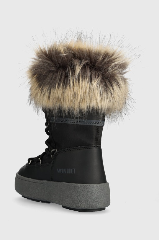 Dziewczynka Moon Boot śniegowce dziecięce 34300100 MB JTRACK MONACO LOW WP 34300100 czarny