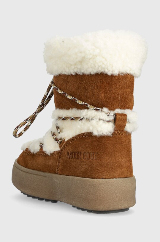 Дівчинка Дитячі чоботи Moon Boot 34300800 MB JTRACK SHEARLING 34300800 бежевий