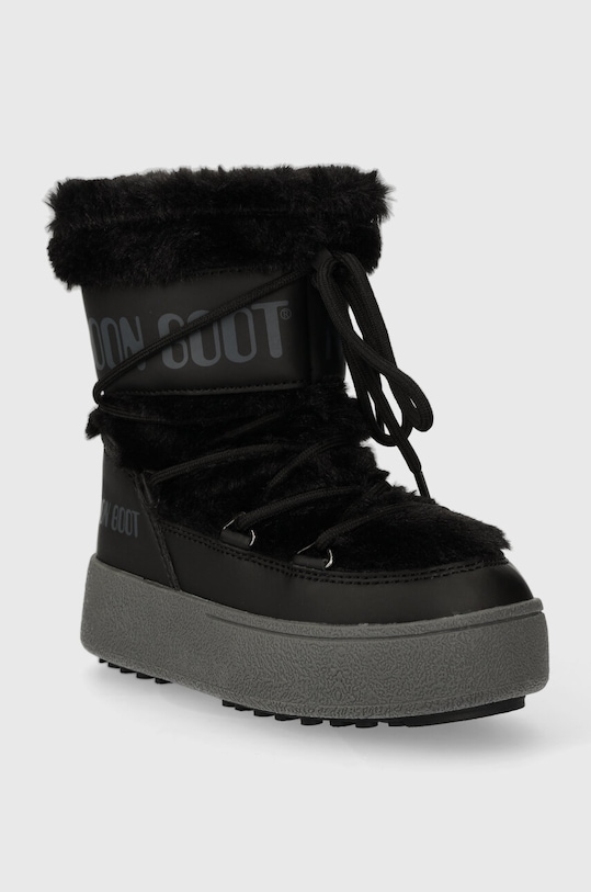 Moon Boot śniegowce dziecięce 34300900 MB JTRACK FAUX FUR WP 34300900 czarny AW23